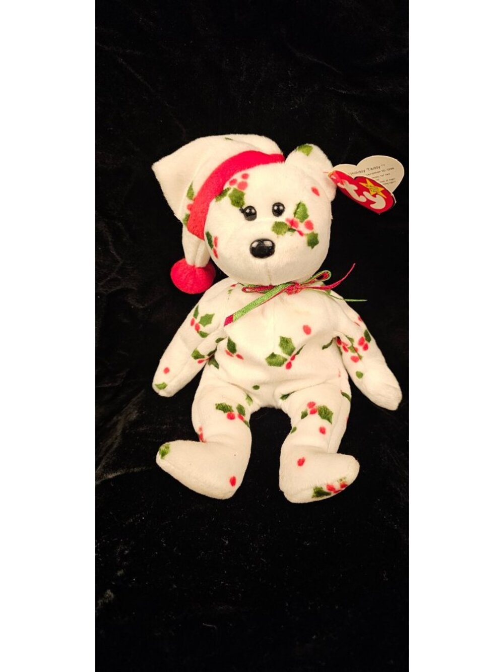 1998 Ty Beanie Babies Holiday Teddy Bear Christmas Plush With Tags